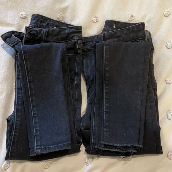 2 Pairs of Black 360 Next Level Stretch Jeggings - Picture 2 of 5